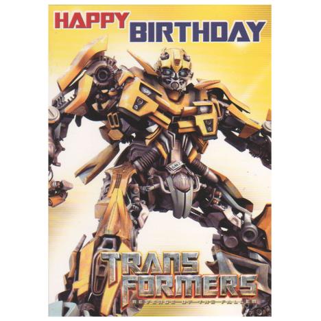 Transformers Bumble Bee Happy Birthday Card £0.99